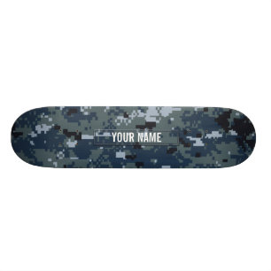 Kamouflageanpassade för marin NWU Skateboard Bräda 20,5 Cm
