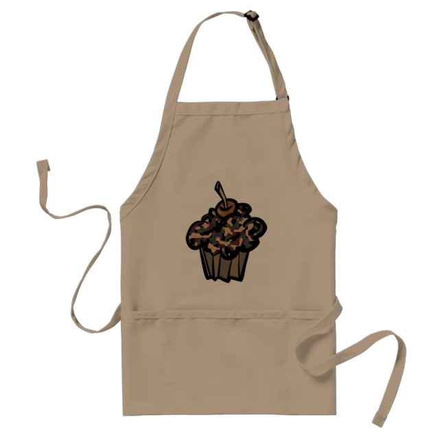 kamouflagecupcake förkläde (Framsidan)