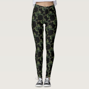 Kamouflagedöskallar Leggings