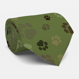 KamouflagePawprint Tie Slips