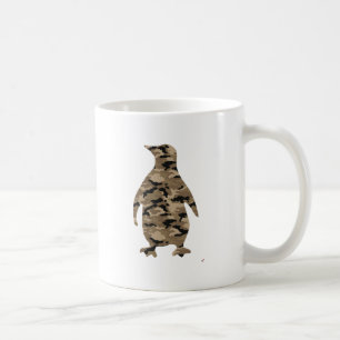 KamouflagepingvinSilhouette Kaffemugg