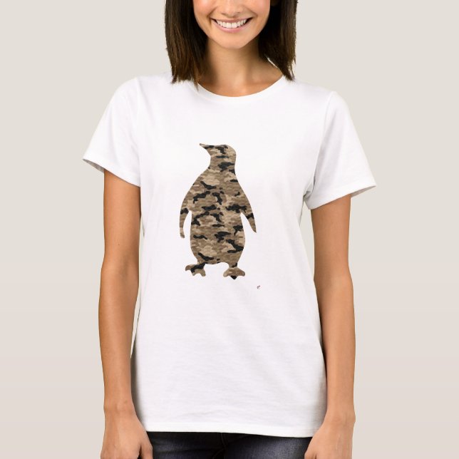 KamouflagepingvinSilhouette Tee (Framsida)