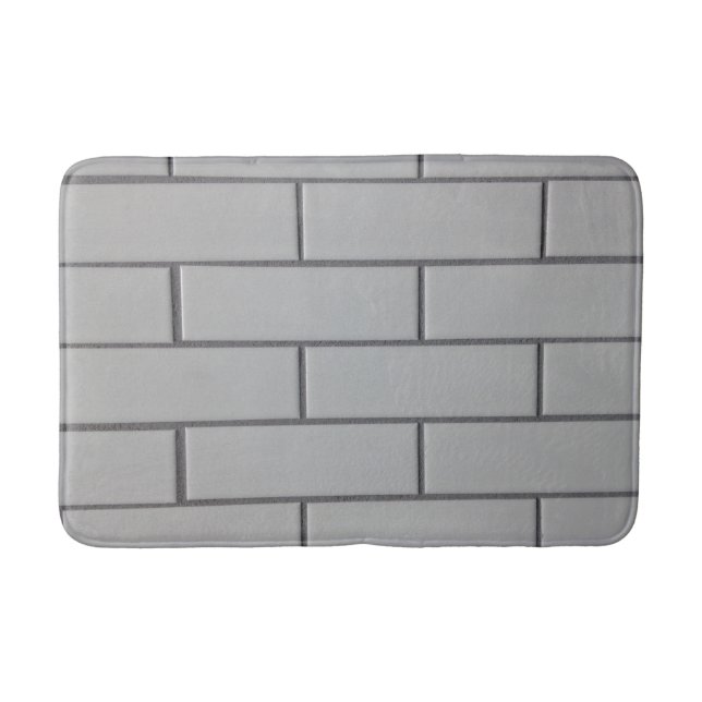 Kamouflagetunnelbanan belägger med tegel badrumsmatta (Framsidan)