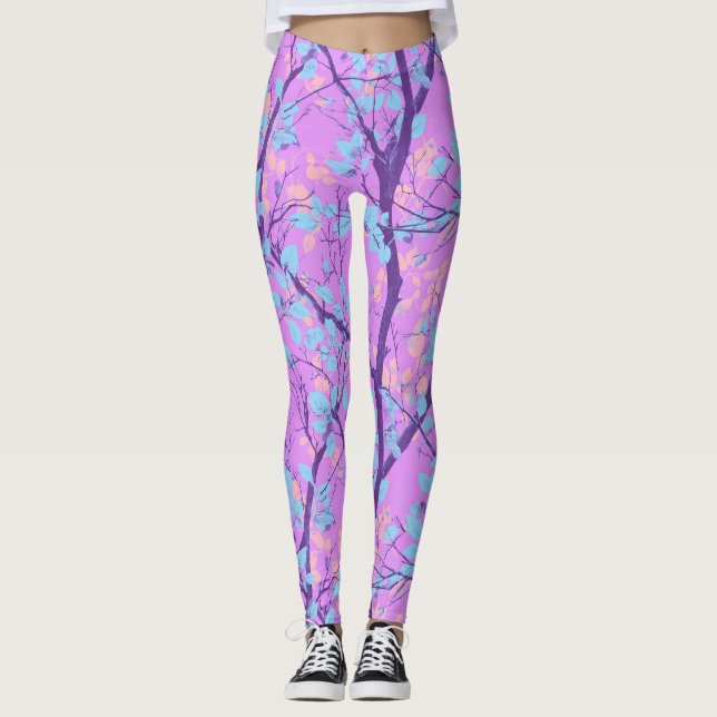 Kamouflageutskrifter Tonårsflickor Present  Kvinno Leggings (Framsida)