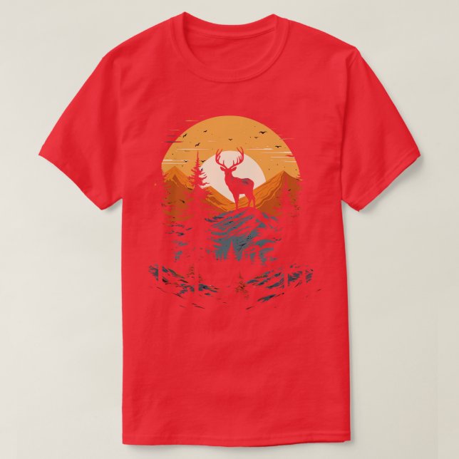 Kamouflagla din passion med en Hjort Jakt T Shirt (Design framsida)