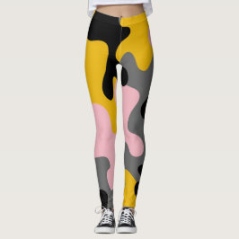 kamouflera militären mönster leggings