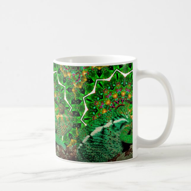Kamouflerad kameleontmugg kaffemugg (Höger)