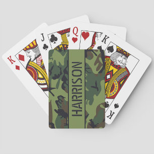 Kamouflerad Personlig Casinokort