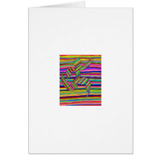 Kamouflerad rinnande man hälsningskort