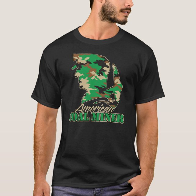 KAMOUFLERADE KOLGRUVARBETARE TEE (Framsida)