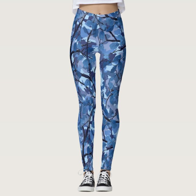 Kamoufleradeinspirerade Mors Dag-presenter Dam Cap Leggings (Framsida)