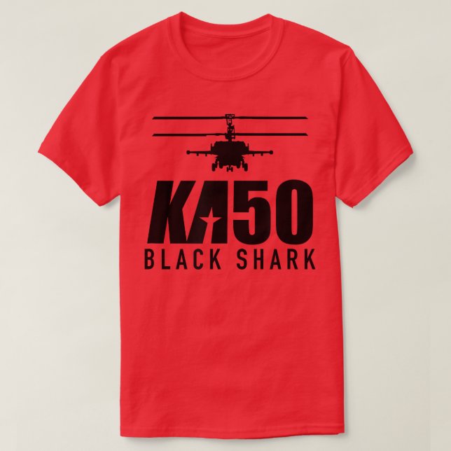 Kamov KA50 Black Shark  T Shirt (Design framsida)
