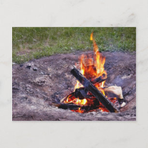 Kamp-bränder Vykort