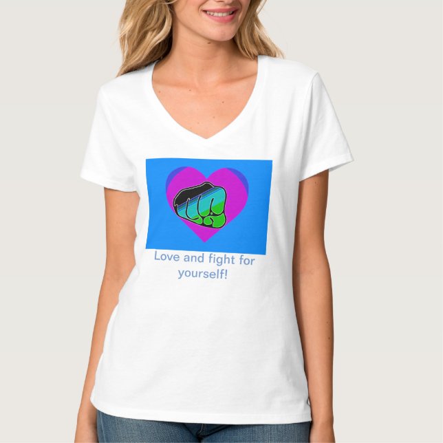 Kamp för dig själv t shirt (Framsida)