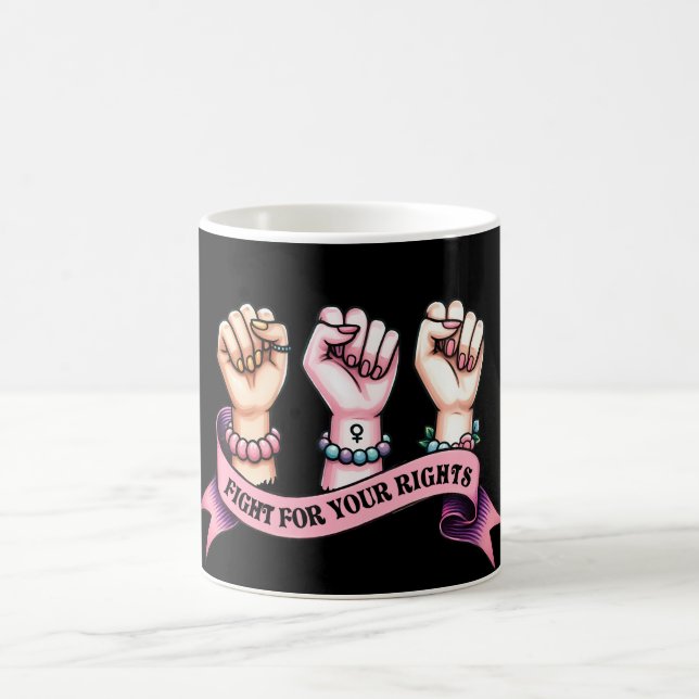 Kamp för dina Höger, feminist Kaffemugg (Center)
