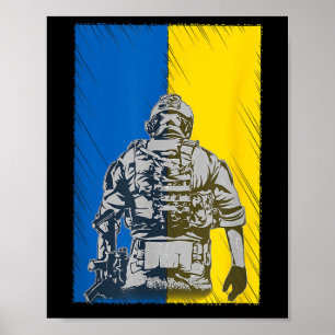 Kamp för Ukraina - Ukrainas soldat i försvar Poster