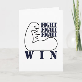 Kamp, kamp, kamp, vinning tack kort