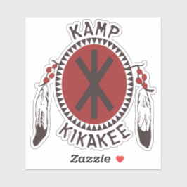 Kamp Kikakee Ernest Goes till Camp-inspirerat klis Klistermärken