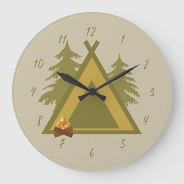 Kamp-klocka Stor Klocka (Framsida)