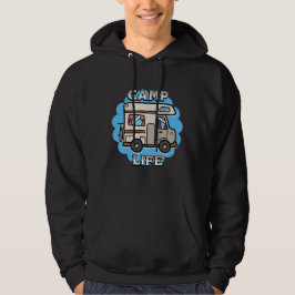 Kamp Liv | Retro Husvagn Hoodie