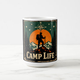 Kamp Liv – Utomhusliv Naturstolthet Kaffemugg