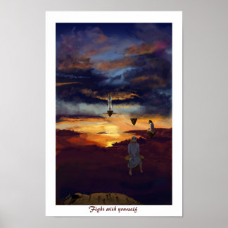 Kamp med dig själv poster