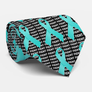 Kamp mot äggstockscancer Teal Ribbon Slips
