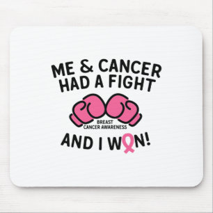 Kamp mot bröstcancer I Won Bröstcancer överlevande Musmatta