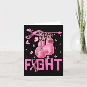 Kamp mot bröstcancer, medvetandegörande boxing Han Kort