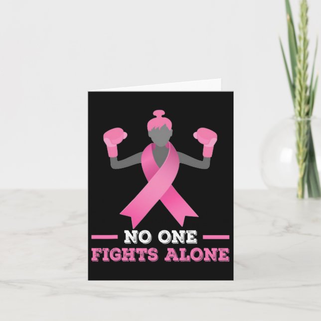 Kamp mot Ensam Bröstcancer Kampen mot cancer Kort (Framsida)
