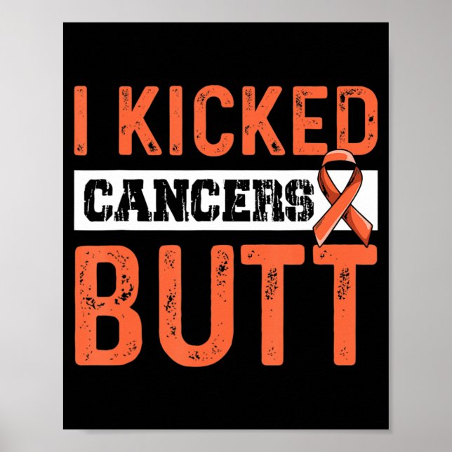Kamp mot leukemi Citat från en blodcancer Survivor Poster (Framsidan)