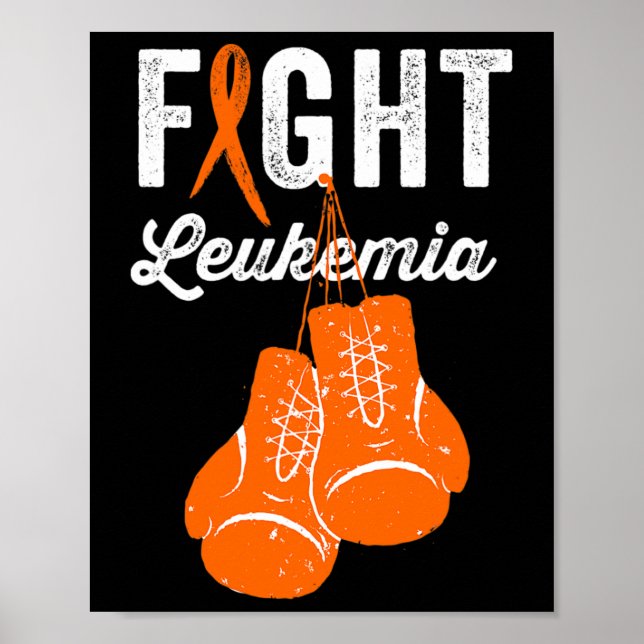 Kamp mot leukemi Kammaren Leukemi Medvetenhet Poster (Framsidan)