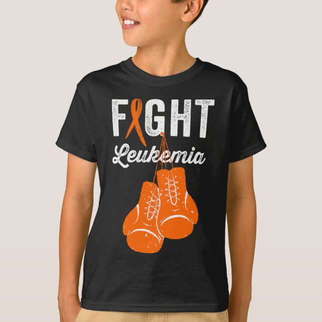 Kamp mot leukemi Kammaren Leukemi Medvetenhet T Shirt (Framsida)