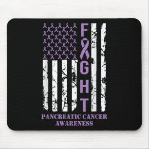 Kamp mot Lila med ribbon Support Pankreascancer i Musmatta