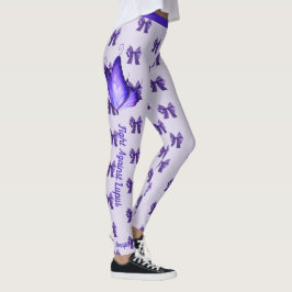 Kamp mot Lupus Anpassningsbar Text Kvinnors benäge Leggings