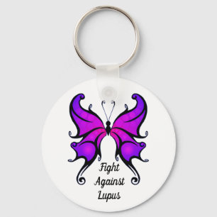 Kamp mot Lupus Söt Butterfly Keychain Nyckelring