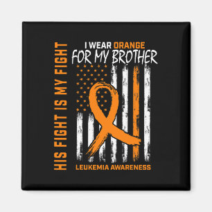 Kamp mot Orange av Bära Brother Leukemia Cancer Aw Magnet
