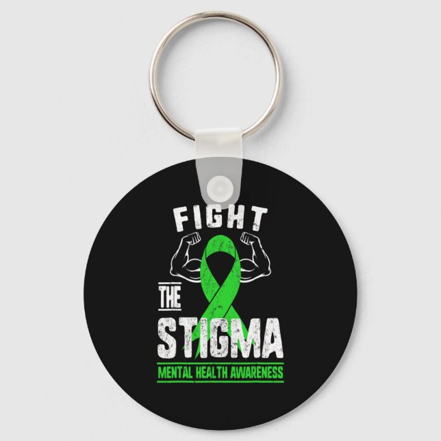 Kamp mot psykisk ohälsa i Stigma Nyckelring (Framsida)
