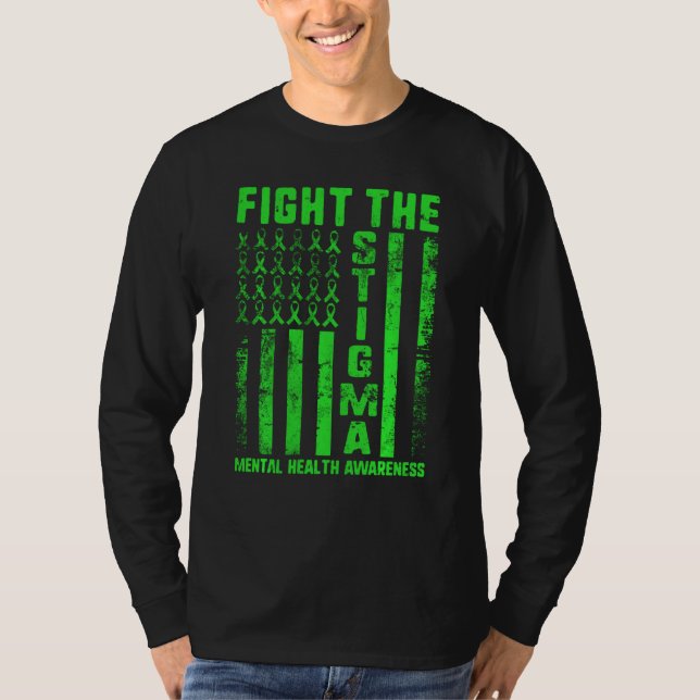 Kamp mot psykisk ohälsa i Stigma T Shirt (Framsida)