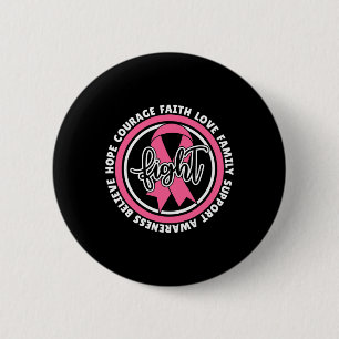 Kamp mot Rosa Ribbon Breast Cancer Warrior Sup Knapp