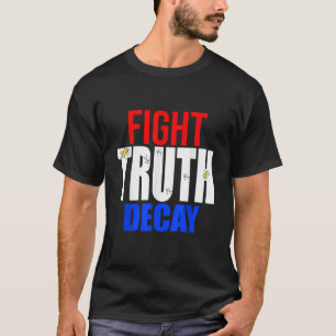 Kamp mot sanningsdekay Protest Donald Trump T Shir Shirt