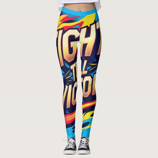 Kamp mot seger - styrka och uthållighet leggings (Framsida)