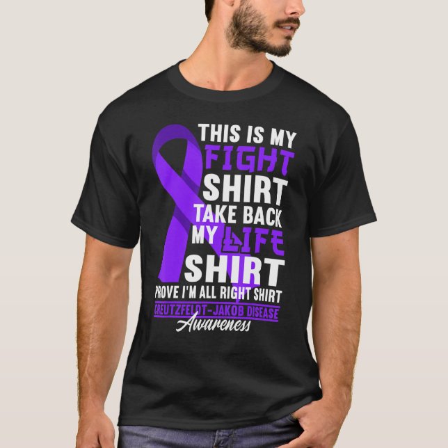 Kamp mot Shirt I Cure Cjd Creutzfeldt Jakob A T (Framsida)