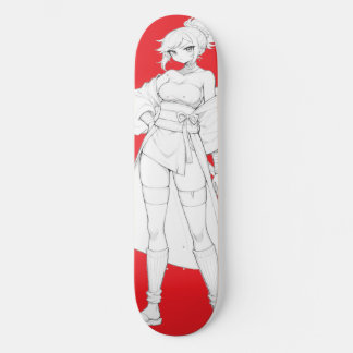 Kamp mot Stil Anime Girl Skateboard Deck