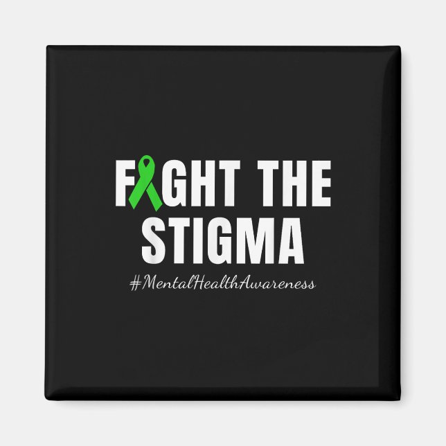 Kamp mot tigma _ medvetandegrad om psykisk hälsa m magnet (Framsidan)