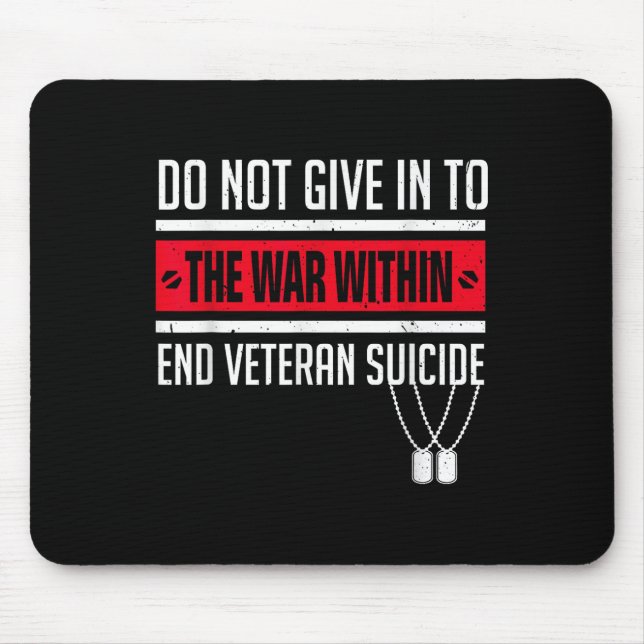 Kamp mot veteran Suicide Ptsd Awareness 22A Musmatta (Framsidan)