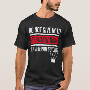 Kamp mot veteran Suicide Ptsd Awareness 22a T Shirt