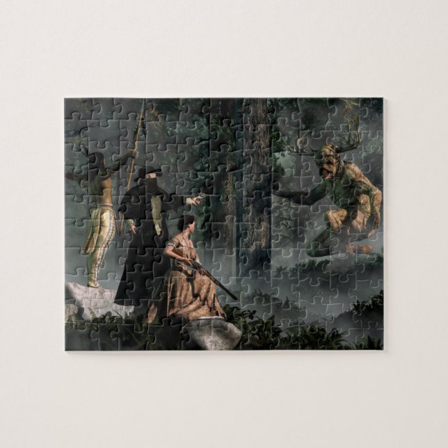 Kamp mot Wendigo Pussel (Horisontell)