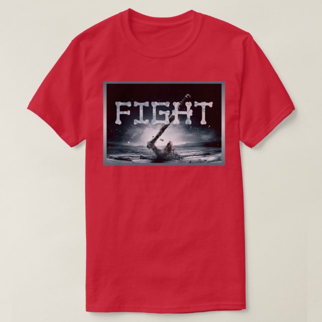 KAMP PÅ Svart Classic TShirt T Shirt (Design framsida)