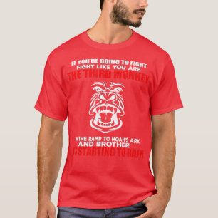 Kamp som den tredje apan mot Noahs Ark - Lustigt M T Shirt